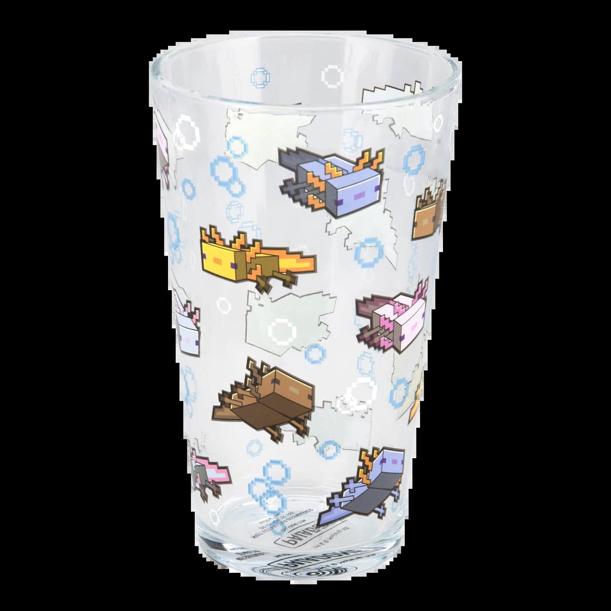 PALADONE Minecraft Axolotl Glass 5056577761214