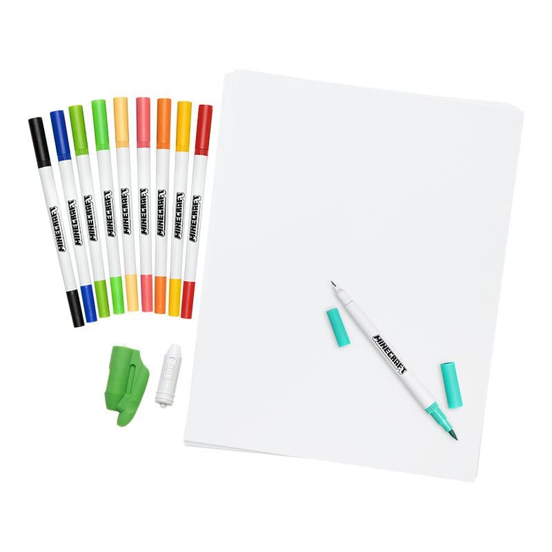 PALADONE MINECRAFT MAGIC TRACE STARTER PACK AND REFILLS 5056577756999