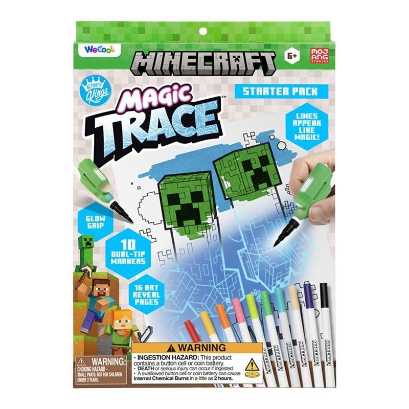 PALADONE MINECRAFT MAGIC TRACE STARTER PACK AND REFILLS 5056577756999