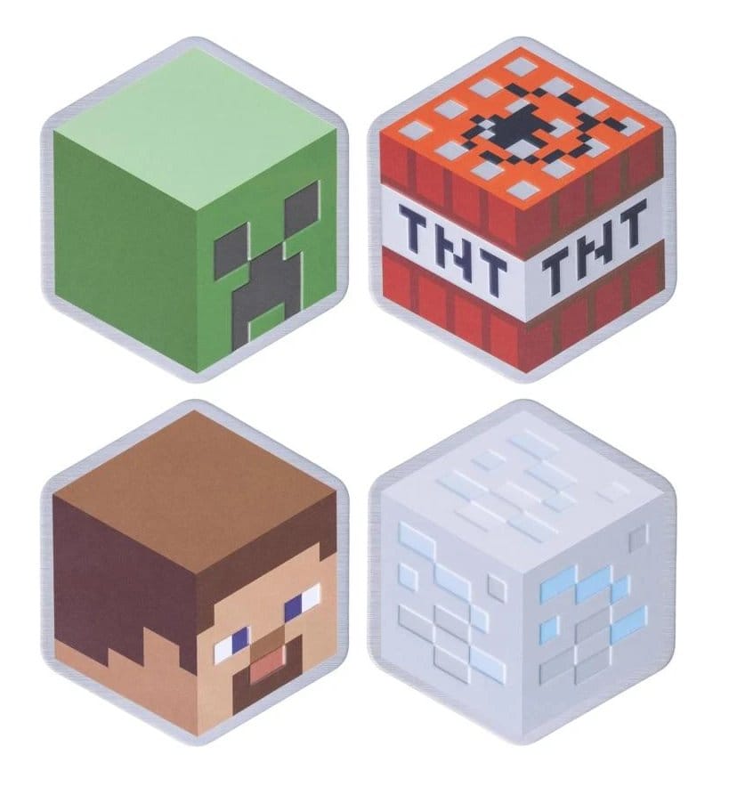 PALADONE Minecraft Metal Coasters 5056577739473