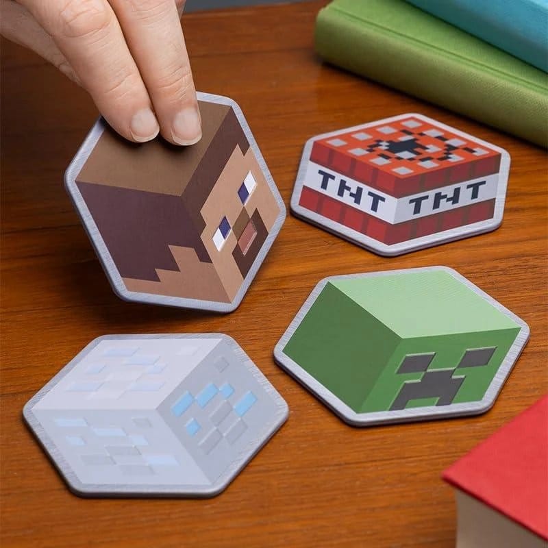 PALADONE Minecraft Metal Coasters 5056577739473