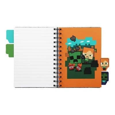 PALADONE MINECRAFT NOTEBOOK WITH DIVIDERS 5056577760903
