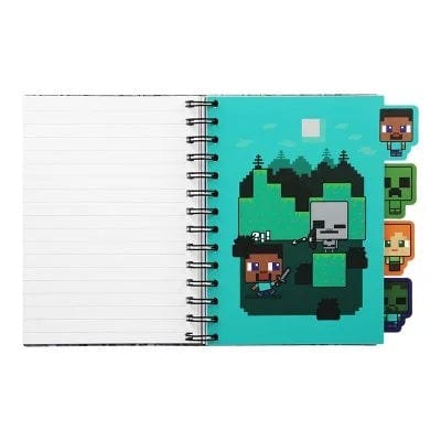 PALADONE MINECRAFT NOTEBOOK WITH DIVIDERS 5056577760903
