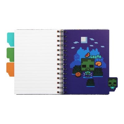 PALADONE MINECRAFT NOTEBOOK WITH DIVIDERS 5056577760903