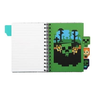 PALADONE MINECRAFT NOTEBOOK WITH DIVIDERS 5056577760903