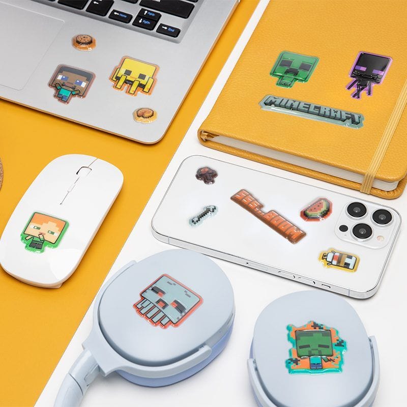 PALADONE MINECRAFT PUFFY GADGET DECALS 5056577734423