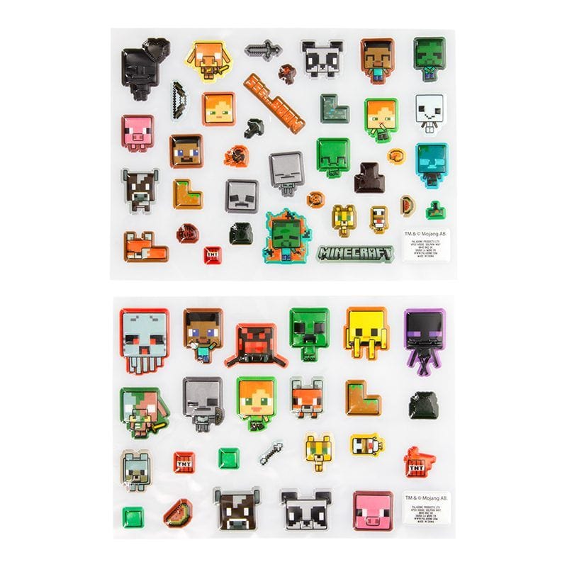 PALADONE MINECRAFT PUFFY GADGET DECALS 5056577734423