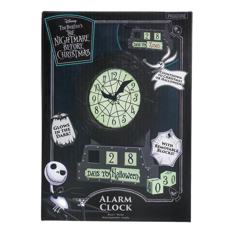 PALADONE NIGHTMARE BEFORE CHRISTMAS COUNTDOWN ALARM CLOCK 5056577709070