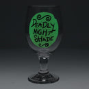 PALADONE NIGHTMARE BEFORE CHRISTMAS GLOW IN THE DARK GLASS 5056577708998