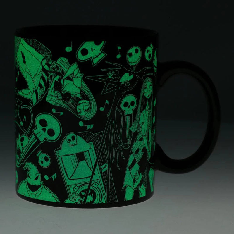 PALADONE NIGHTMARE BEFORE CHRISTMAS GLOW IN THE DARK MUG XL 5056577708981