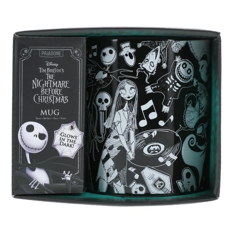 PALADONE NIGHTMARE BEFORE CHRISTMAS GLOW IN THE DARK MUG XL 5056577708981