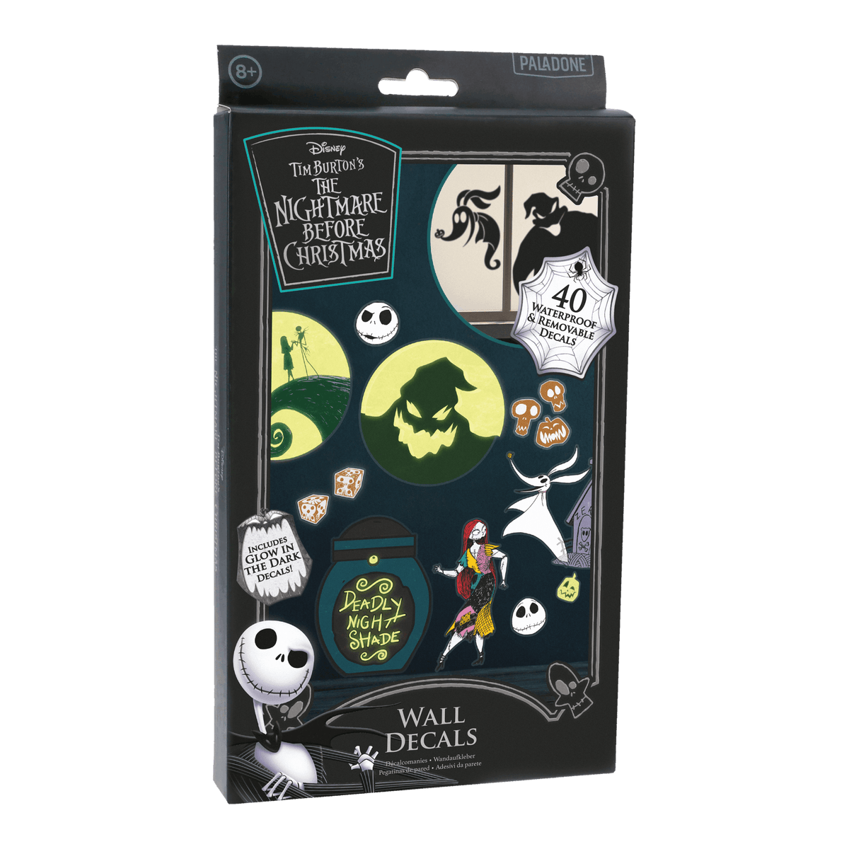 PALADONE NIGHTMARE BEFORE CHRISTMAS WALL DECALS 5056577709094