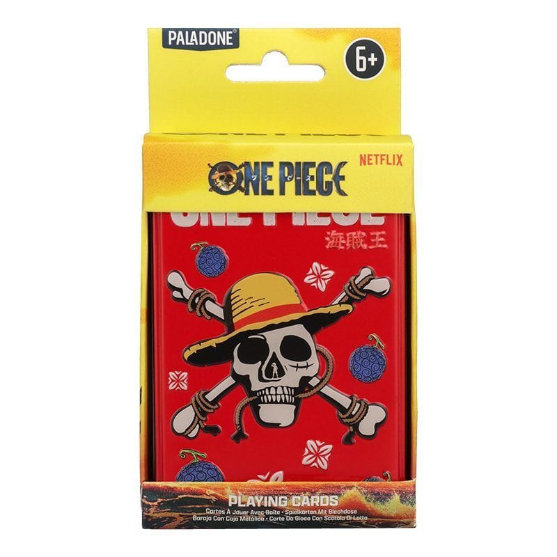 PALADONE ONE PIECE PLAYING CARDS IN TIN 5056577753035