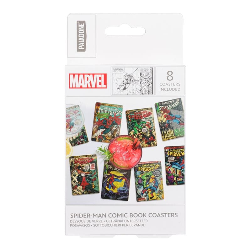 PALADONE SPIDERMAN COMIC BOOK COASTERS 5056577740745