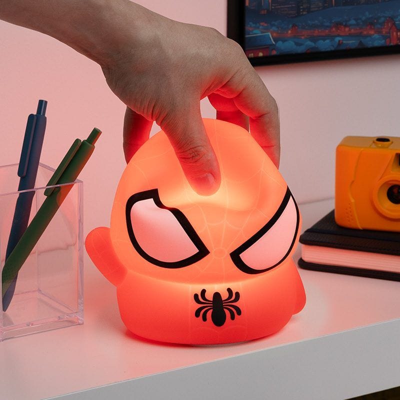 PALADONE SPIDERMAN SILICONE LIGHT RECHARGEABLE BATTERY 5056577740684
