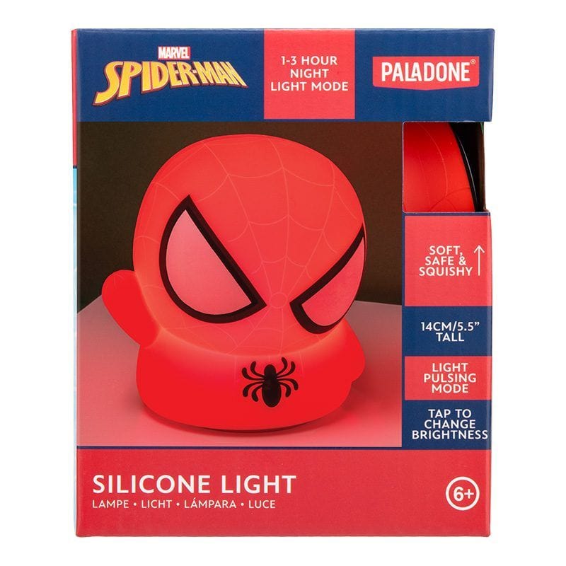 PALADONE SPIDERMAN SILICONE LIGHT RECHARGEABLE BATTERY 5056577740684