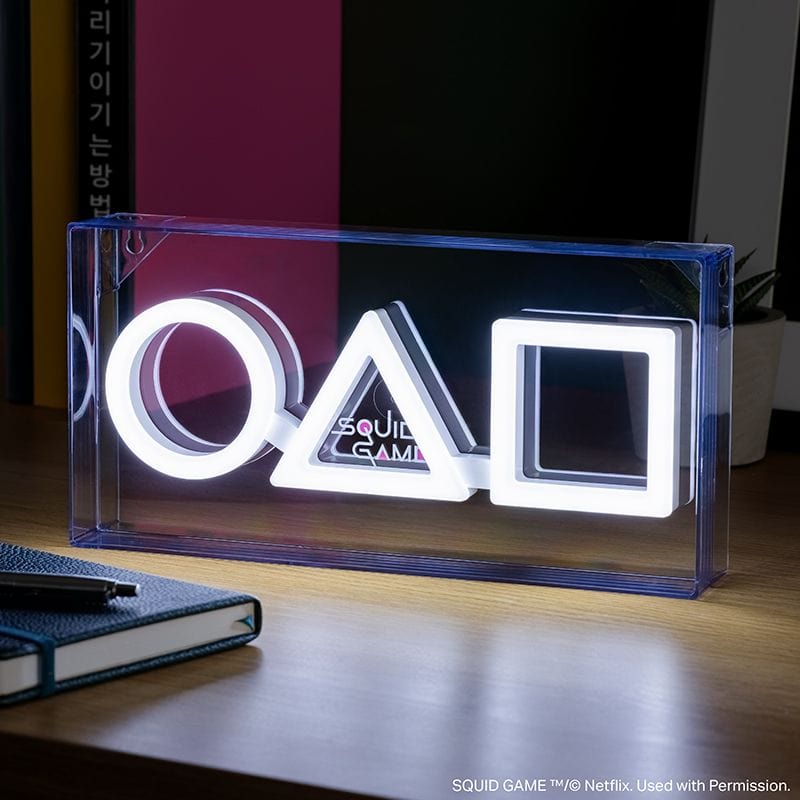 PALADONE SQUID GAME LED NEON LIGHT 5056577741636