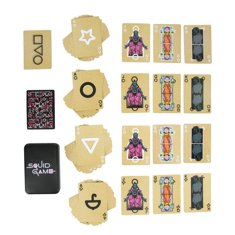 PALADONE SQUID GAME PLAYING CARDS IN A TIN 5056577735642