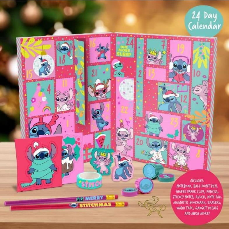 PALADONE STITCH STATIONERY 24 DAY ADVENT CALENDAR 5056577734652