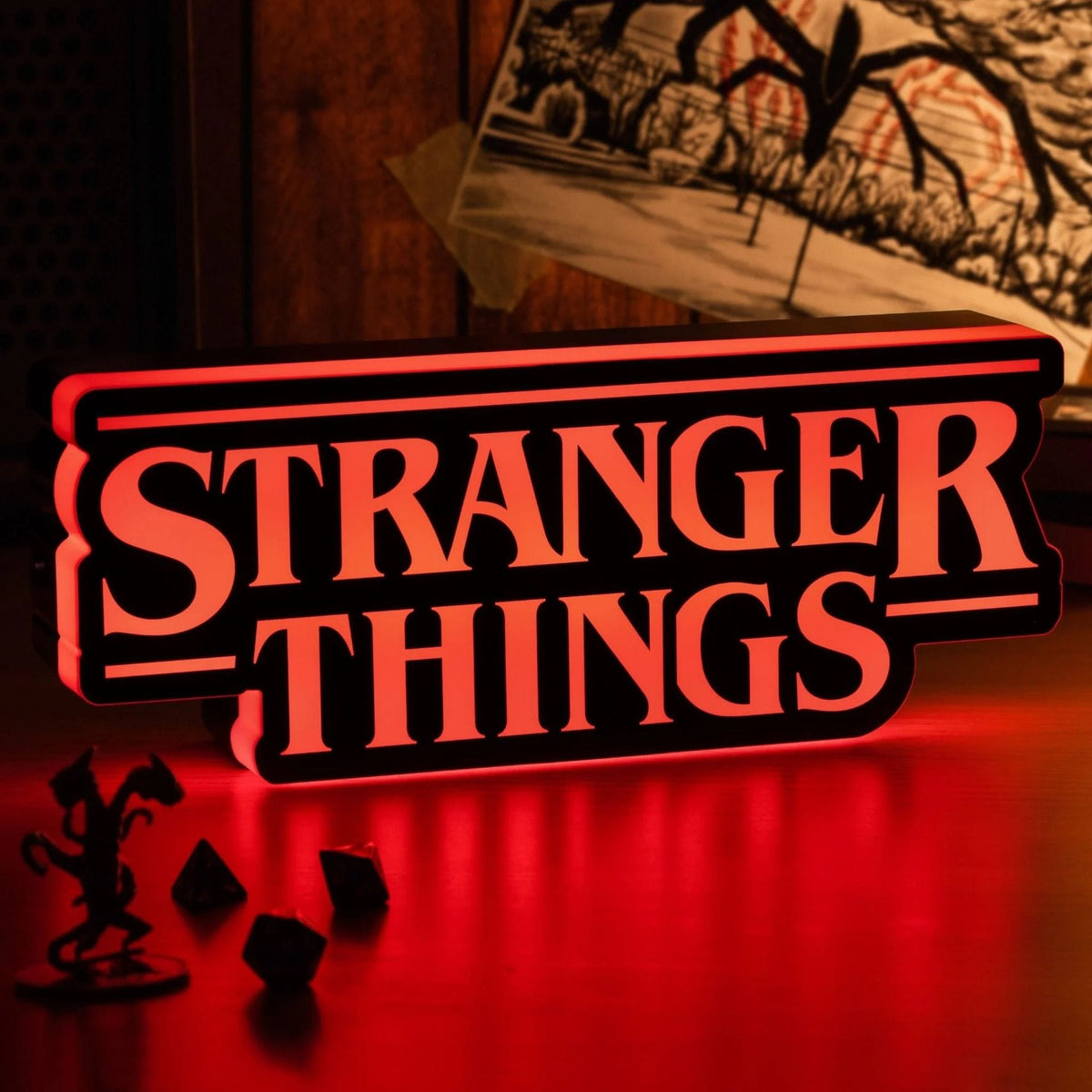PALADONE STRANGER THINGS SHAPED LOGO LIGHT 5055964797232