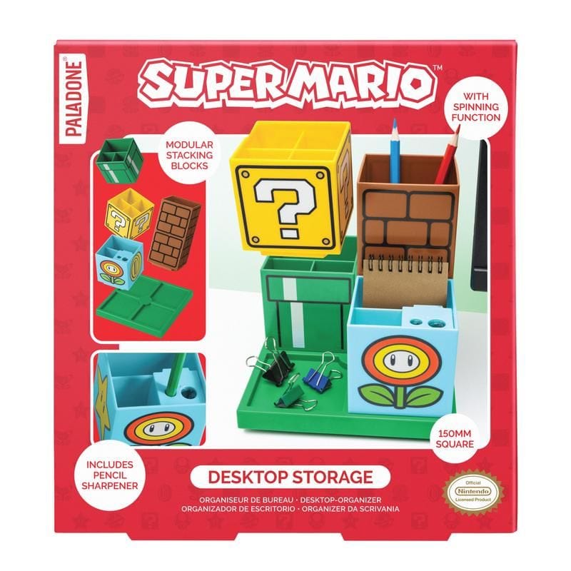 PALADONE SUPER MARIO DESKTOP ORGANISER 5056577713411