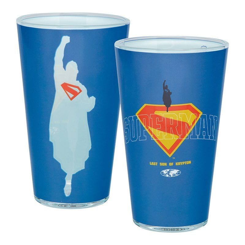 PALADONE SUPERMAN GLASS 5056577759525