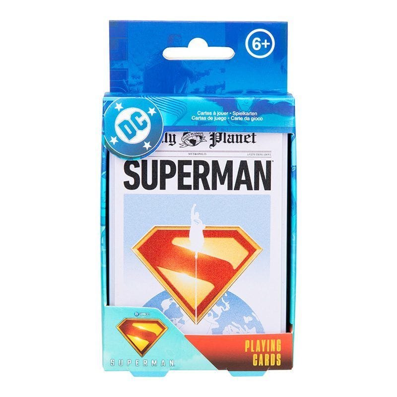 PALADONE SUPERMAN PLAYING CARDS IN A TIN 5056577757019