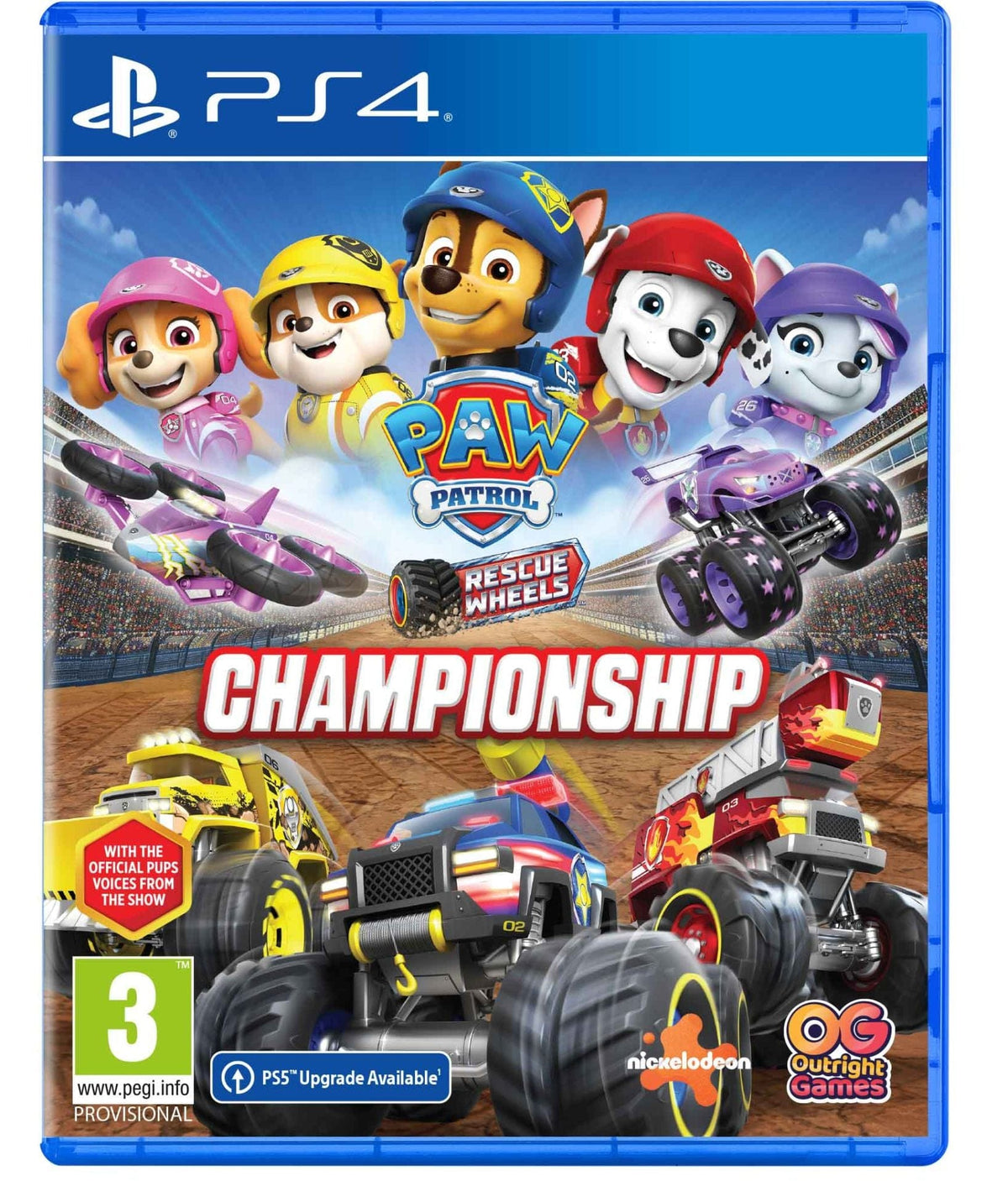 Paw Patrol Rescue Wheels: Championship (Playstation 4) 5061005356191