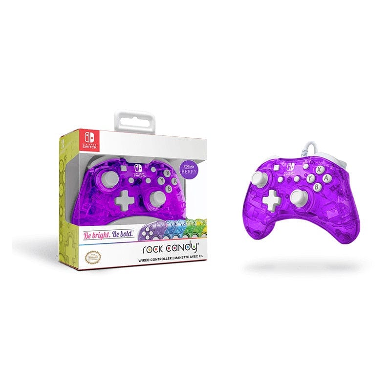 PDP NINTENDO SWITCH WIRED CONTROLLER ROCK CANDY MINI COSMOBERRY 708056066598