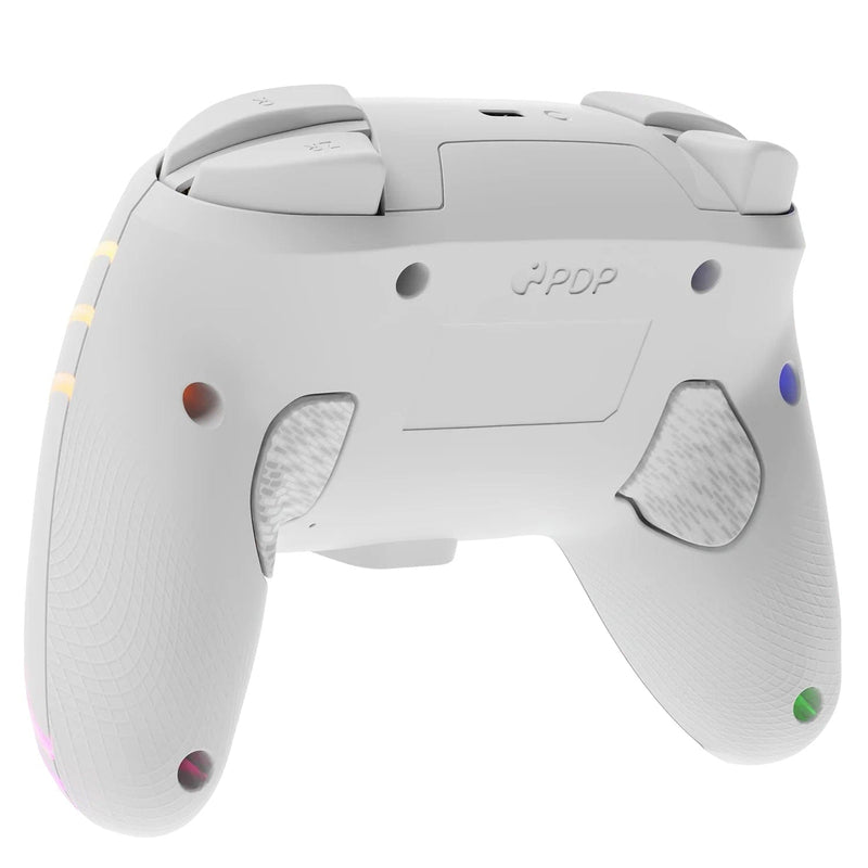 PDP SWITCH 2 & 1 AFTERGLOW WAVE WIRELESS CONTROLLER - WHITE 708056073893