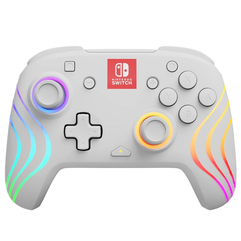 PDP SWITCH 2 & 1 AFTERGLOW WAVE WIRELESS CONTROLLER - WHITE 708056073893