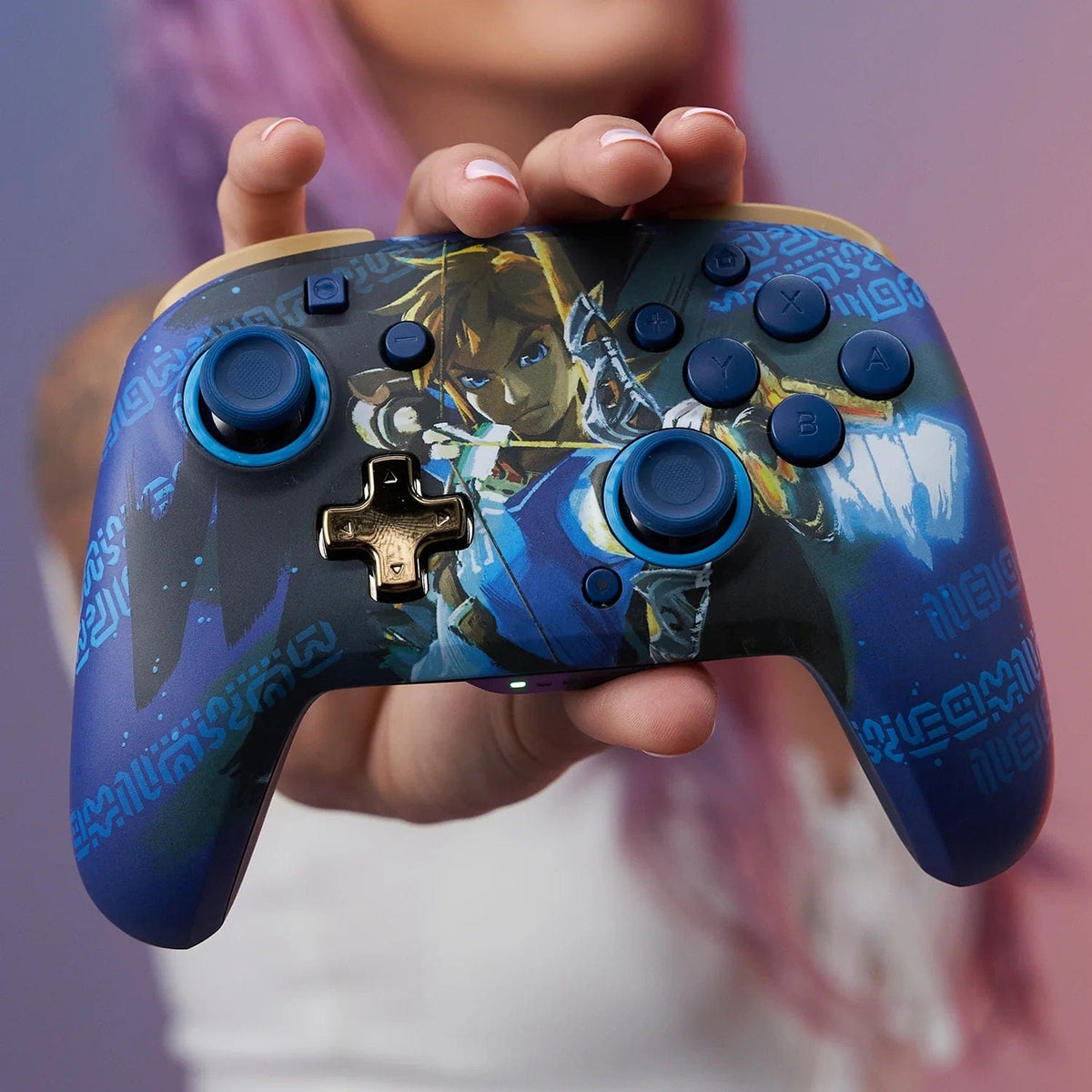 PDP SWITCH REMATCH WIRELESS CONTROLLER - LINK HERO GLOW IN THE DARK 708056071547