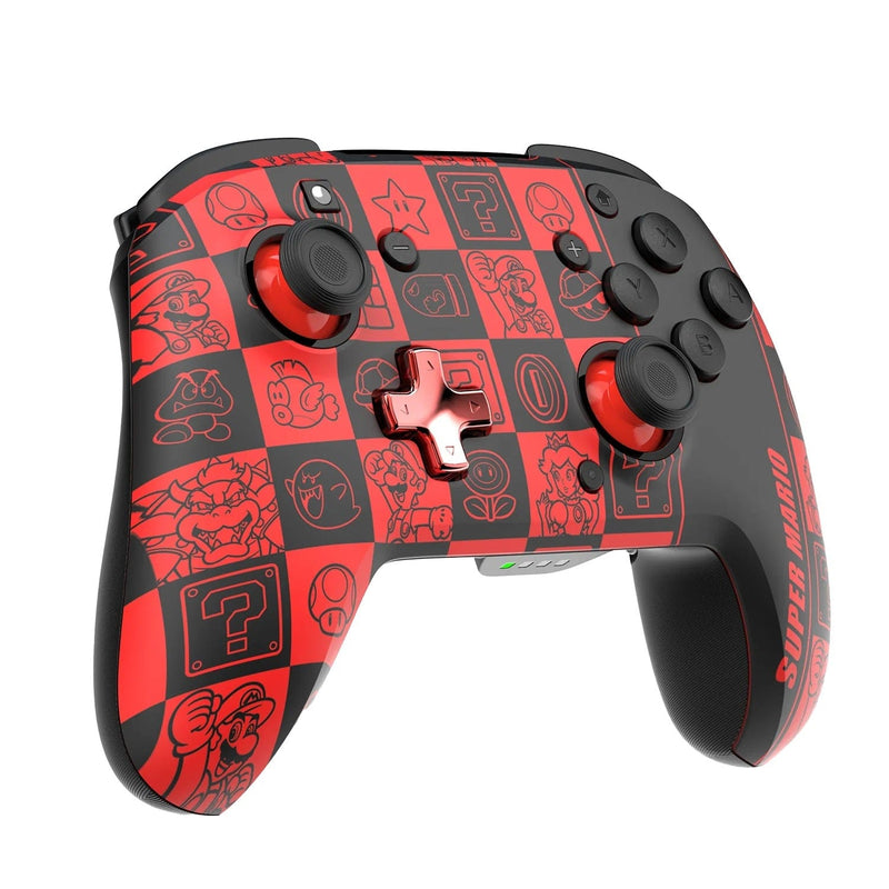 PDP SWITCH REMATCH WIRELESS CONTROLLER - SUPER ICONS GLOW IN THE DARK 708056071578