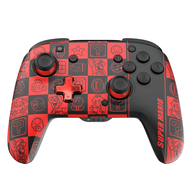 PDP SWITCH REMATCH WIRELESS CONTROLLER - SUPER ICONS GLOW IN THE DARK 708056071578