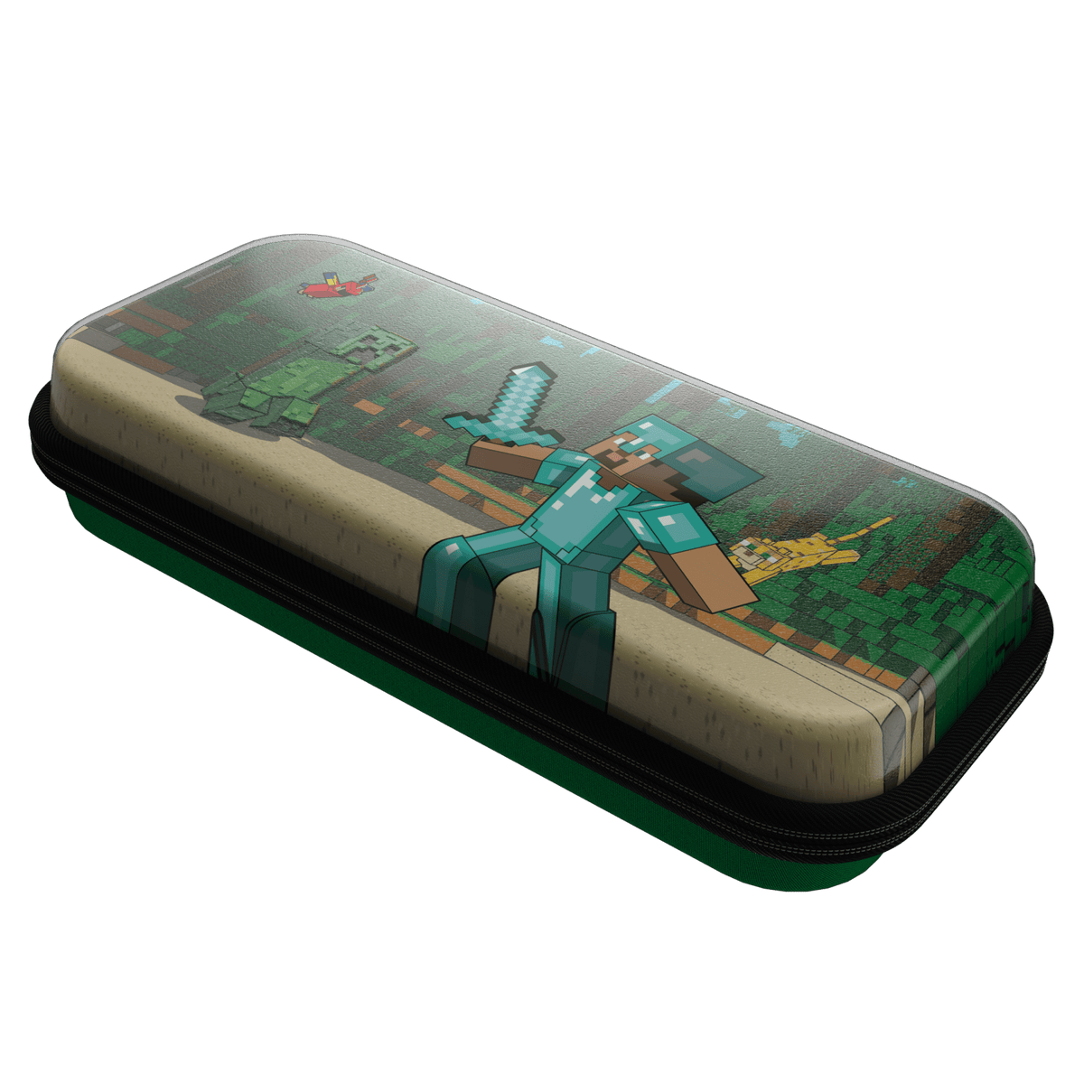 PDP SWITCH TRAVEL CASE – MINECRAFT FOREST BATTLE 708056073268