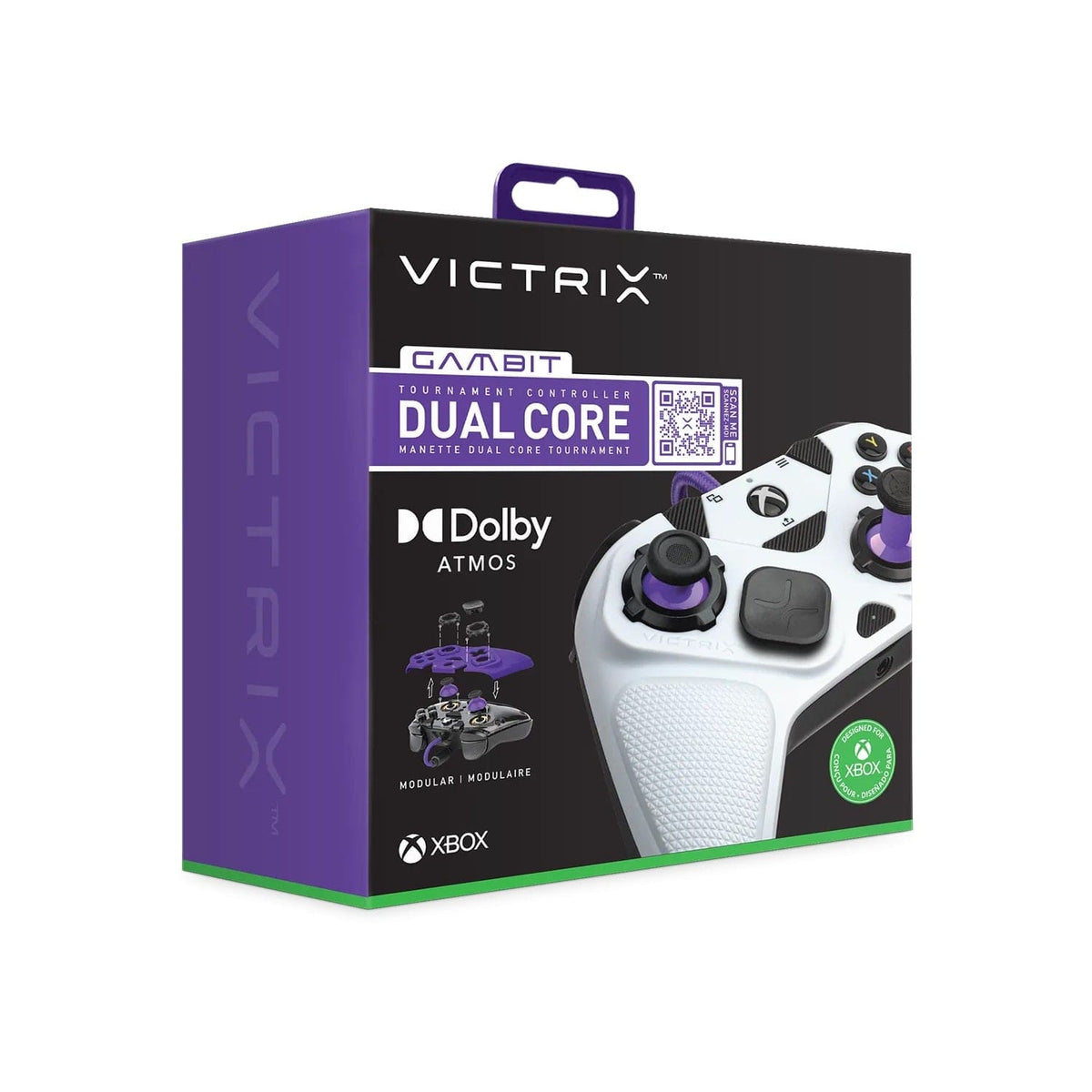 PDP VICTRIX GAMBIT CONTROLLER TOURNAMENT WIRED FOR XBOX SERIES X, WHITE 708056067267