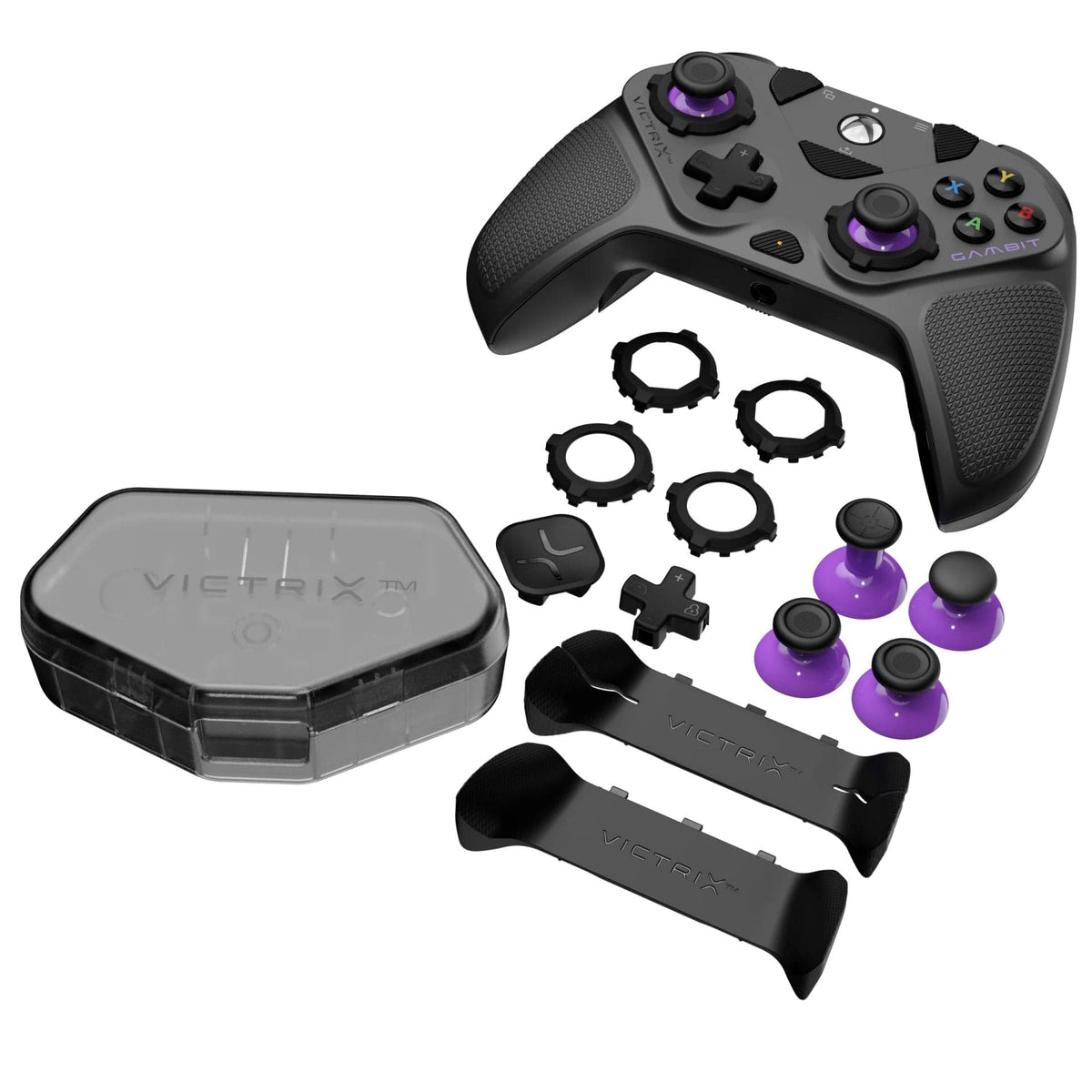 PDP XBOX VICTRIX GAMBIT PRIME WIRED CONTROLLER BLACK 708056072711