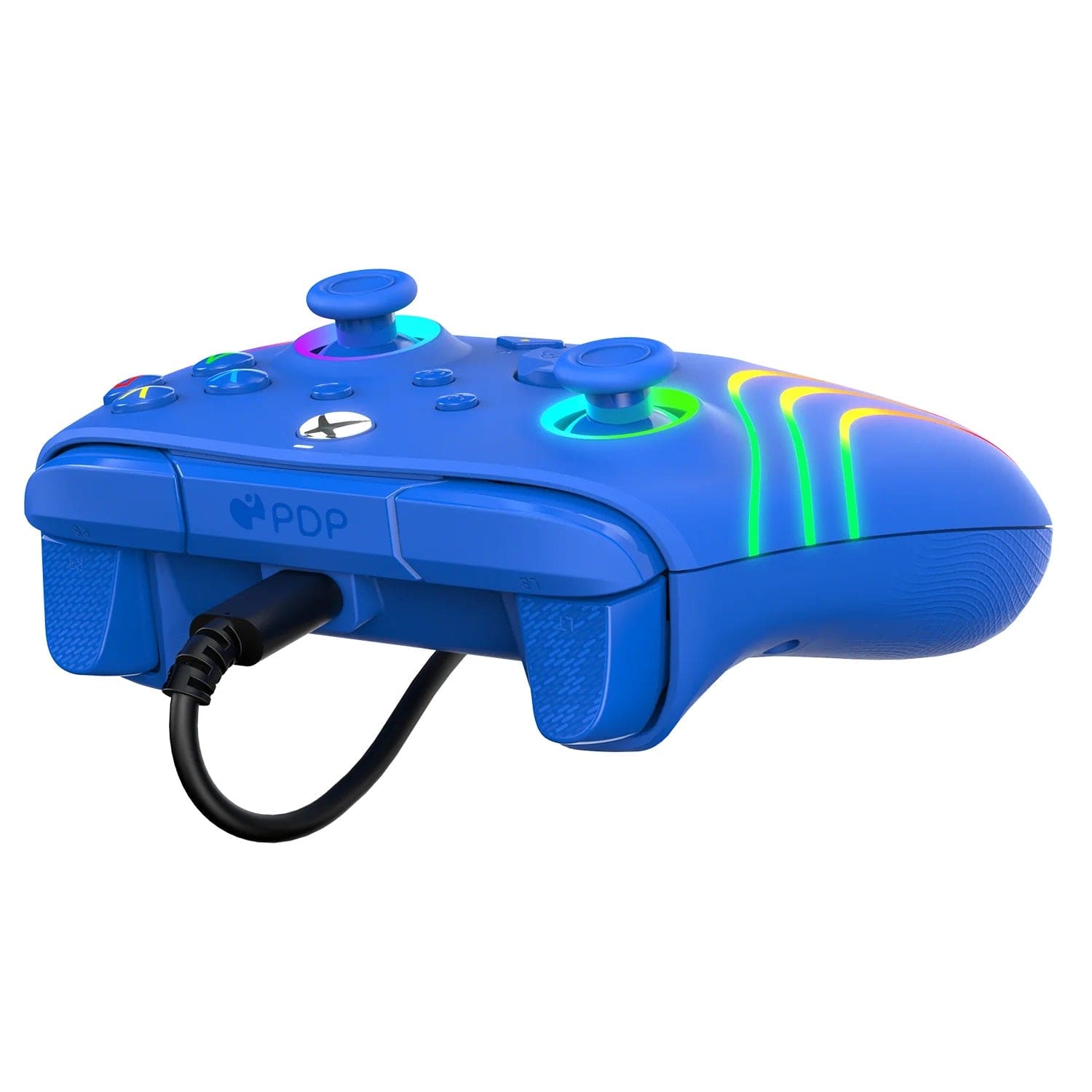 PDP XBOX WIRED CONTROLLER AFTERGLOW WAVE BLUE – igabiba