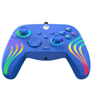 PDP XBOX WIRED CONTROLLER AFTERGLOW WAVE BLUE 708056071783