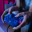 PDP XBOX WIRED CONTROLLER AFTERGLOW WAVE BLUE 708056071783