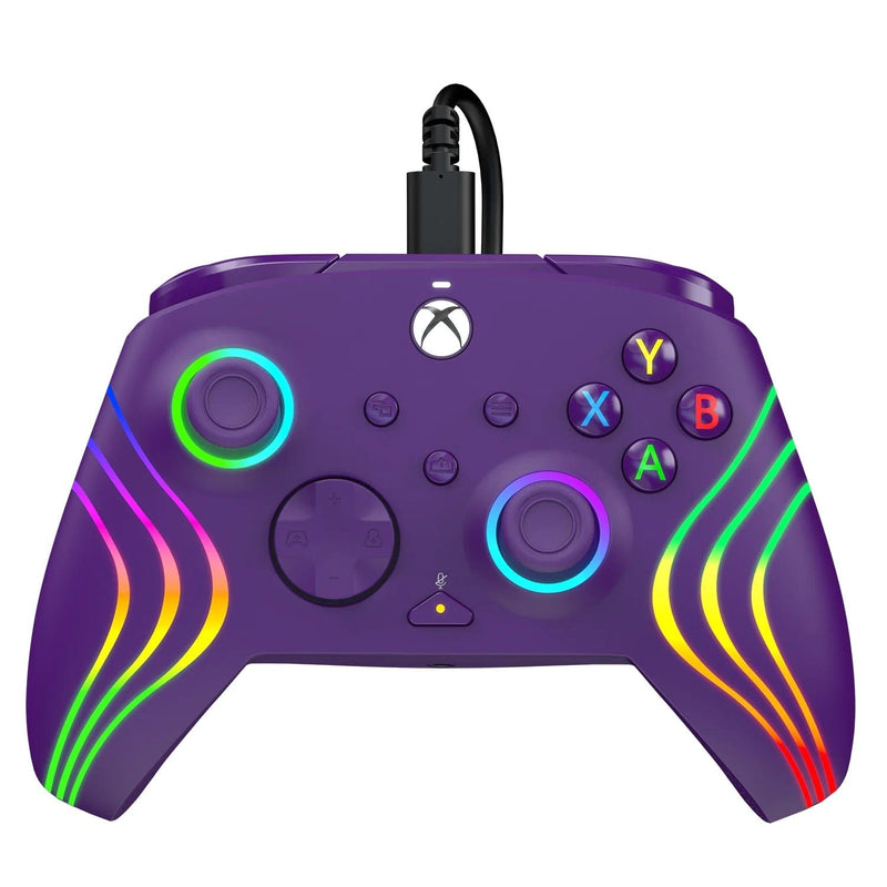 PDP XBOX WIRED CONTROLLER AFTERGLOW WAVE PURPLE 708056071790