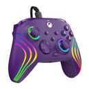 PDP XBOX WIRED CONTROLLER AFTERGLOW WAVE PURPLE 708056071790