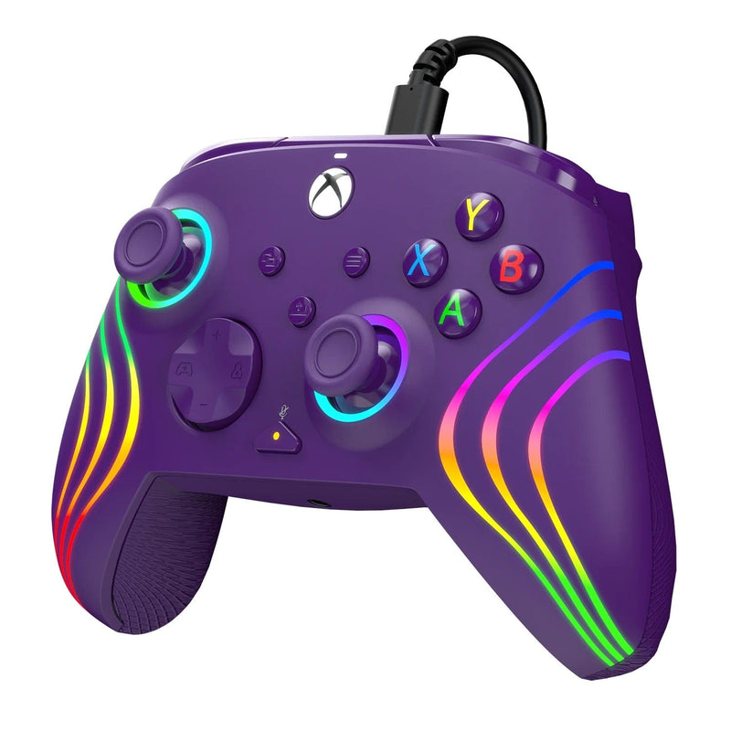 PDP XBOX WIRED CONTROLLER AFTERGLOW WAVE PURPLE – igabiba