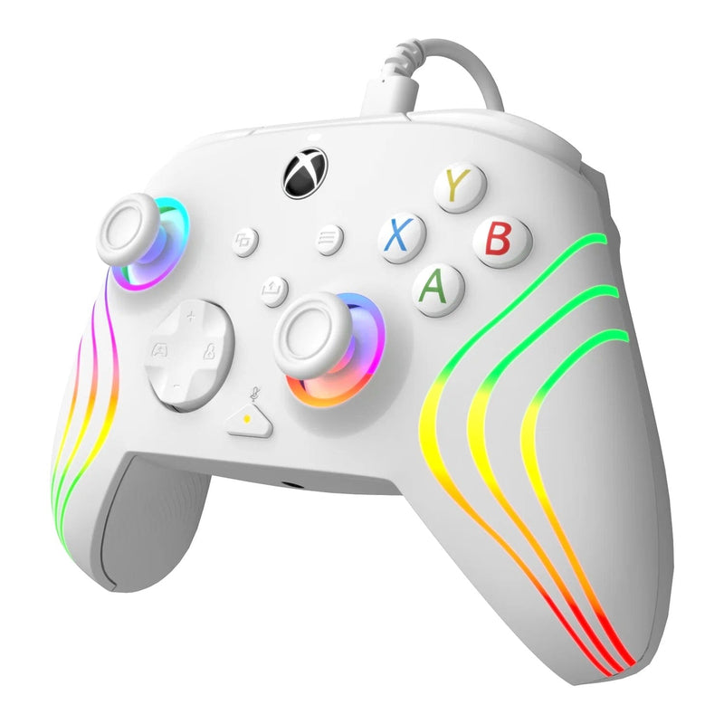 PDP XBOX WIRED CONTROLLER AFTERGLOW WAVE WHITE 708056070250