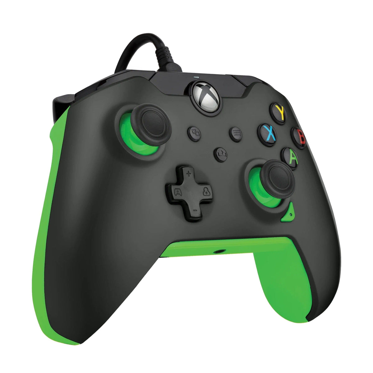 PDP XBOX WIRED CONTROLLER BLACK - NEON (GREEN) 708056069094