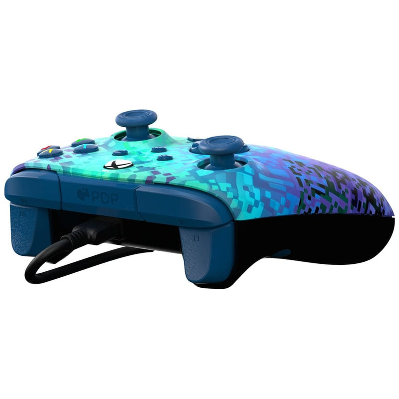 PDP XBOX WIRED CONTROLLER REMATCH - GLITCH GREEN 708056069155