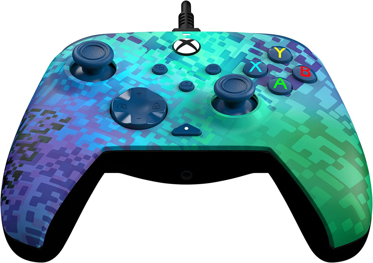 PDP XBOX WIRED CONTROLLER REMATCH - GLITCH GREEN 708056069155