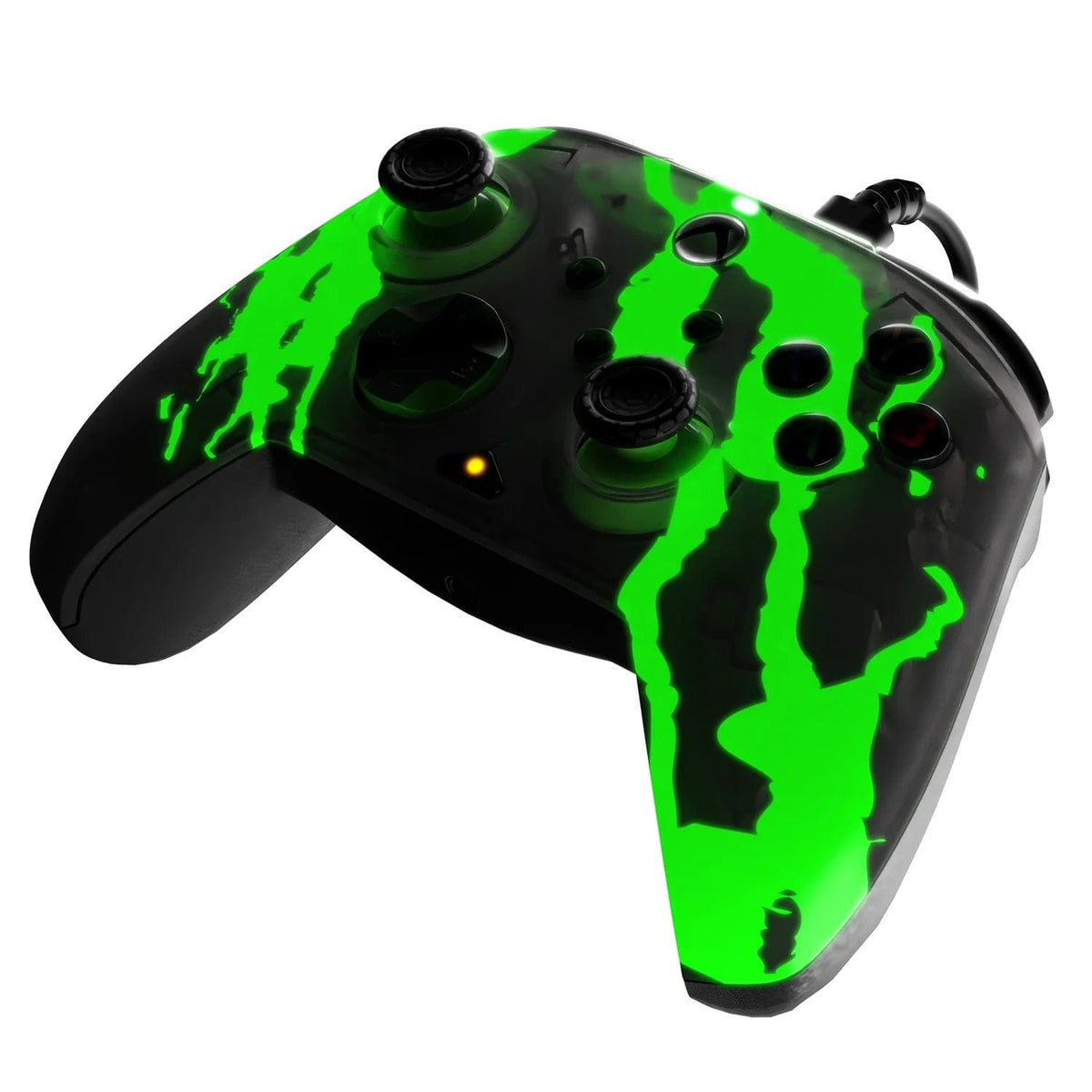PDP XBOX WIRED CONTROLLER REMATCH - JOLT GREEN GLOW IN THE DARK 708056071424