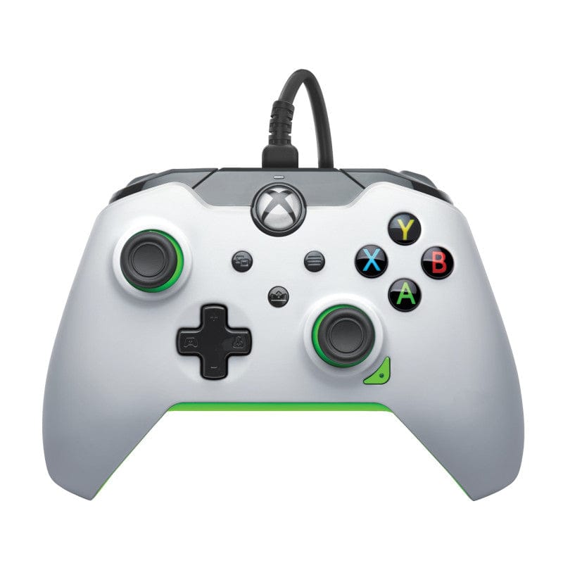 PDP XBOX WIRED CONTROLLER WHITE - NEON (GREEN) 708056069063