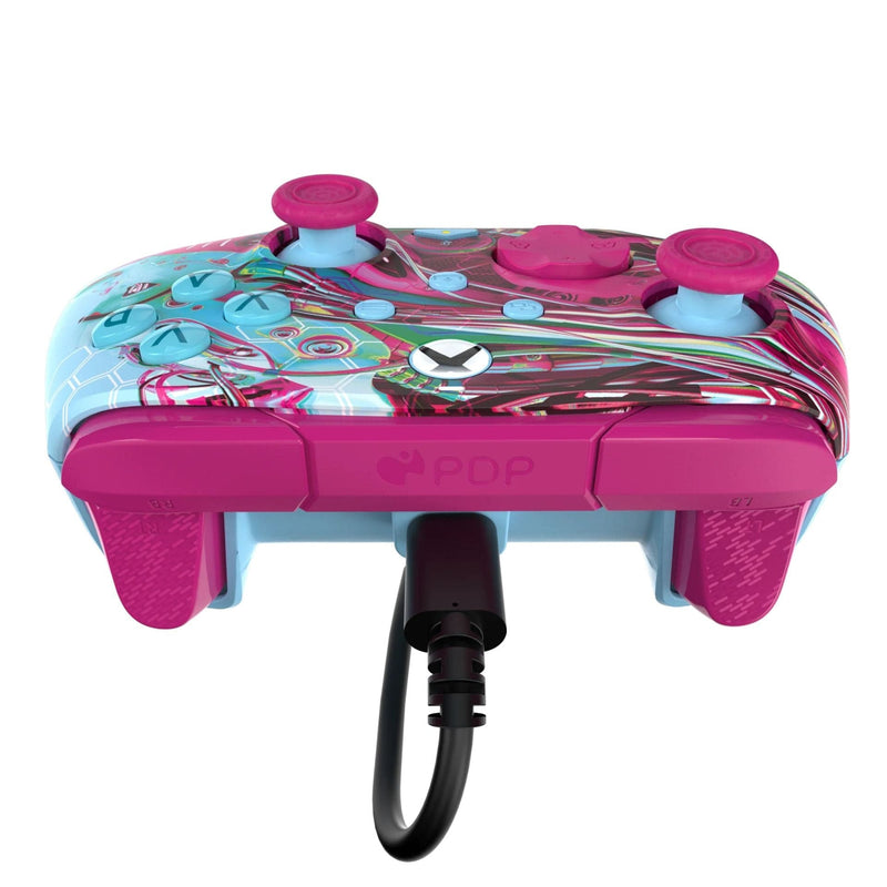 PDP XBOX WIRED REMATCH CONTROLLER - ANDROID DREAMS GLOW IN THE DARK 708056072629